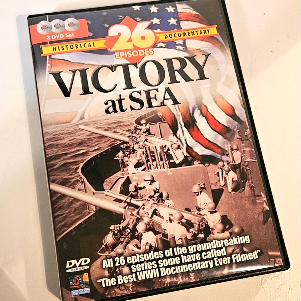 Victory at Sea Historical Documentary Best WW II Ever Filmed DVD 26 Episodes